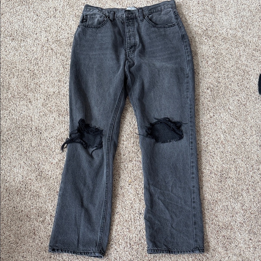 KanCan Women’s Black Distressed Jeans